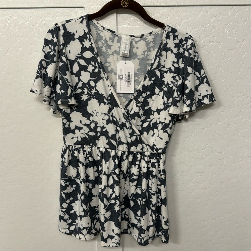 Mock wrap top